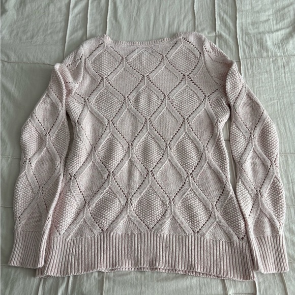 Rachel by Rachel Roy Textured Open-Knit Sweater – Large - Picture 5 of 6
